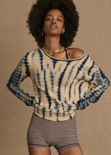 トップス irojikake 24ss TIE-DYE KNIT TOP WISHBONE AMANA LONG SLEEVE in TIE DYE | The UPSIDE